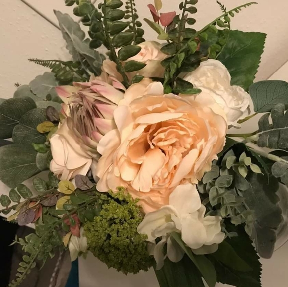 Hand Crafted Bridal Bouquet Boho Inspired Designs NEW ITEM FINAL SALE - Picture 5 of 8